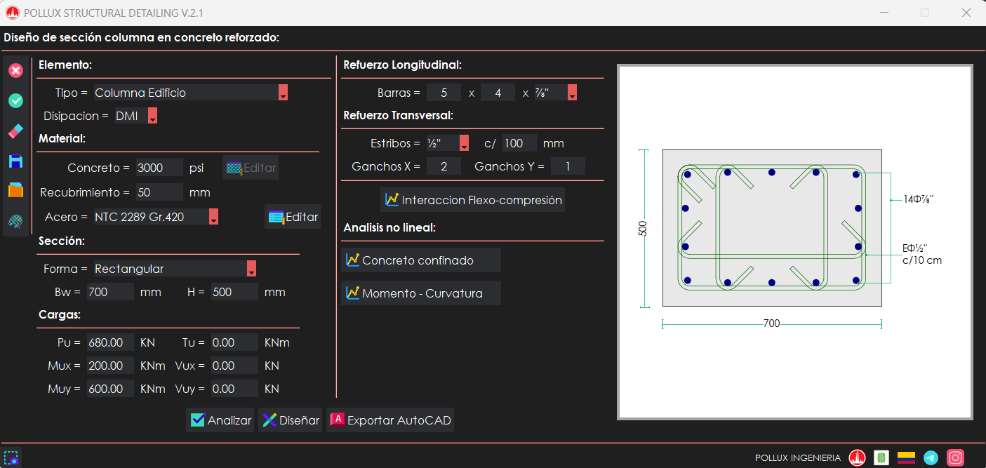 Licencia Pollux Structural Detailing V.2.1 - Image 4