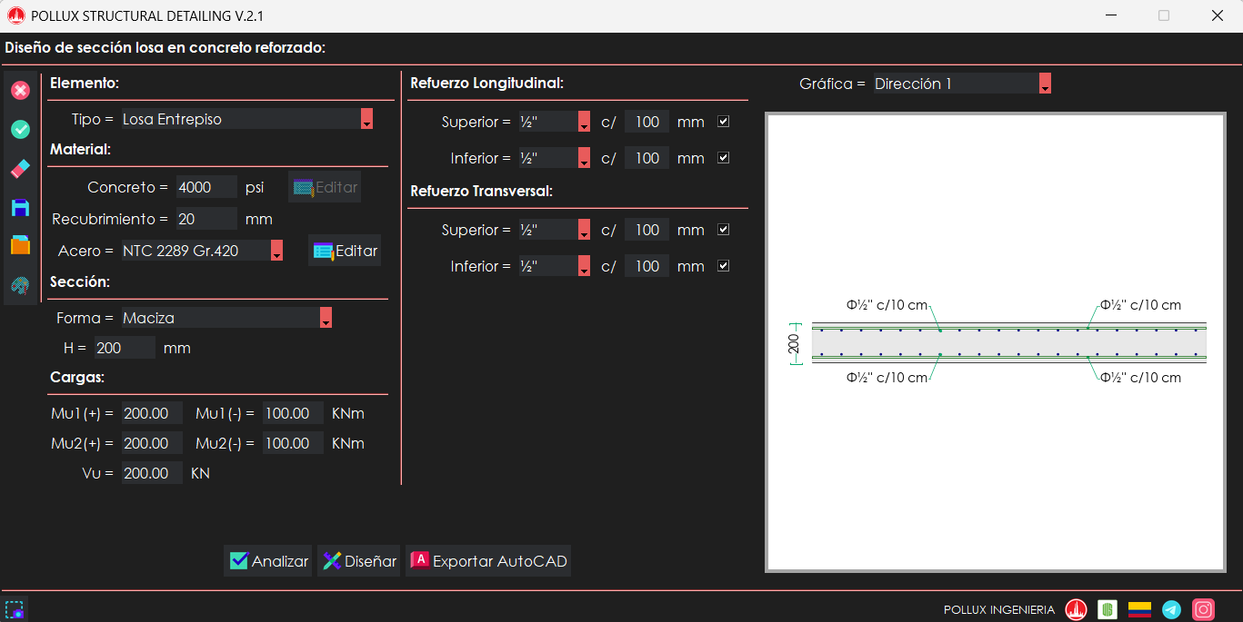 Licencia Pollux Structural Detailing V.2.1 - Image 3
