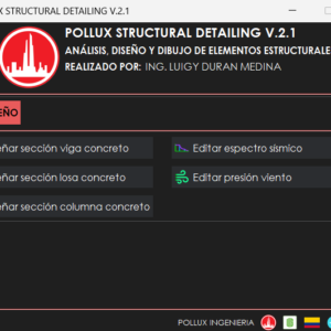 Licencia Pollux Structural Detailing V.2.1