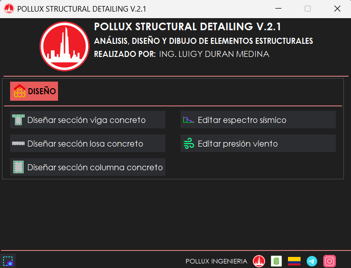 Licencia Pollux Structural Detailing V.2.1